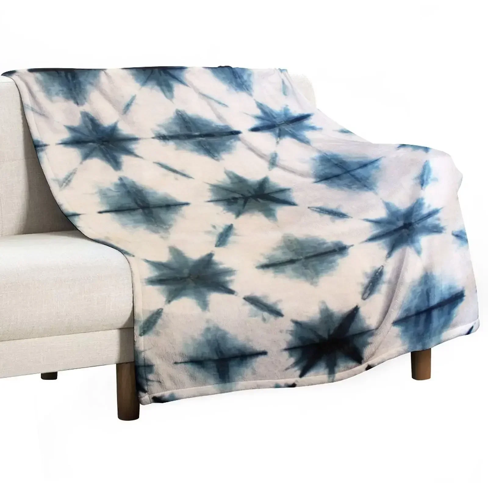 Shibori Tie Dye, Indigo Throw  - Shibori Tie Dye reseña y precio