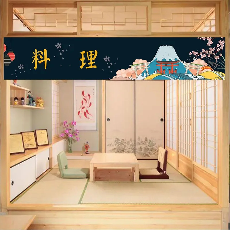 VIKAMA Japanese Noren Curtain  - Noren Curtain Doorway reseña y precio