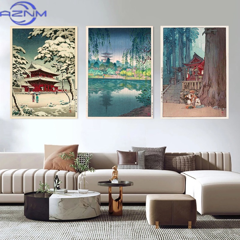 AZNM Retro Ukiyo-e Traditional - Japanese Lifestyle And Traditions reseña y precio