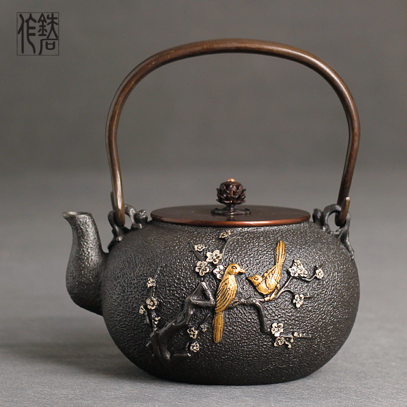 New Cast Iron Teapot Vintage T - Cast Iron Tetsubin reseña y precio