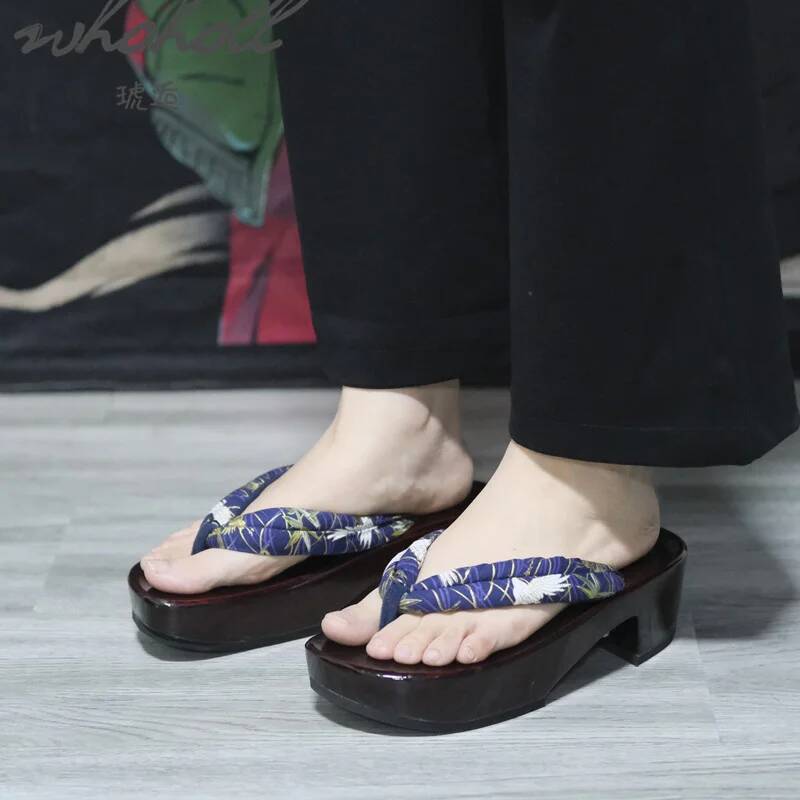 Japanese Wooden Gets Summer Wo - Geta Wooden Sandal reseña y precio