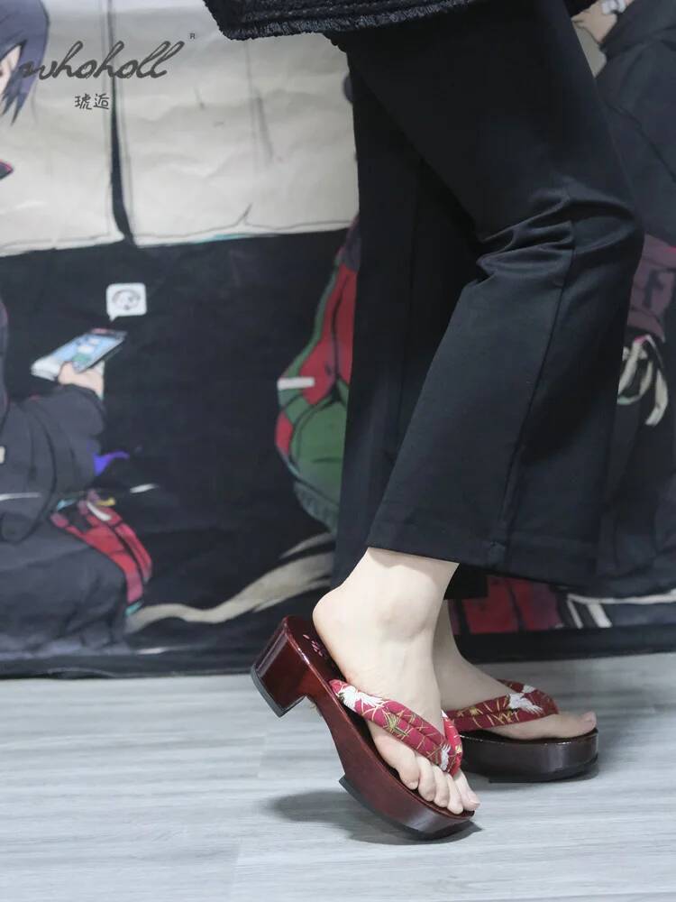 Japanese Wooden Gets Summer Wo - Geta Wooden Sandal reseña y precio