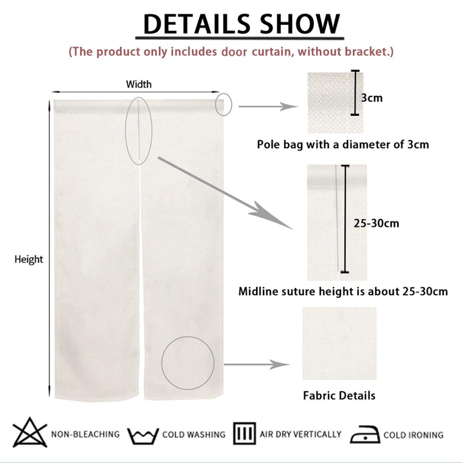 Nordic Partition Noren Door Cu - Noren Curtain Doorway reseña y precio