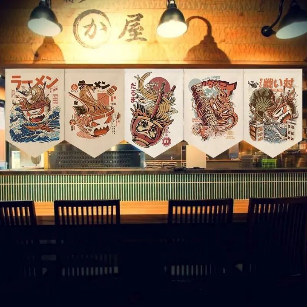 VIKAMA Japanese Style Noren Cu - Noren Curtain Doorway reseña y precio