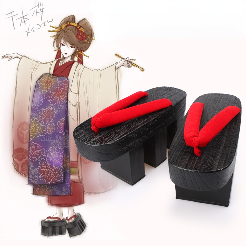 Womens Wooden Japanese GETA Cl - Geta Wooden Sandal reseña y precio