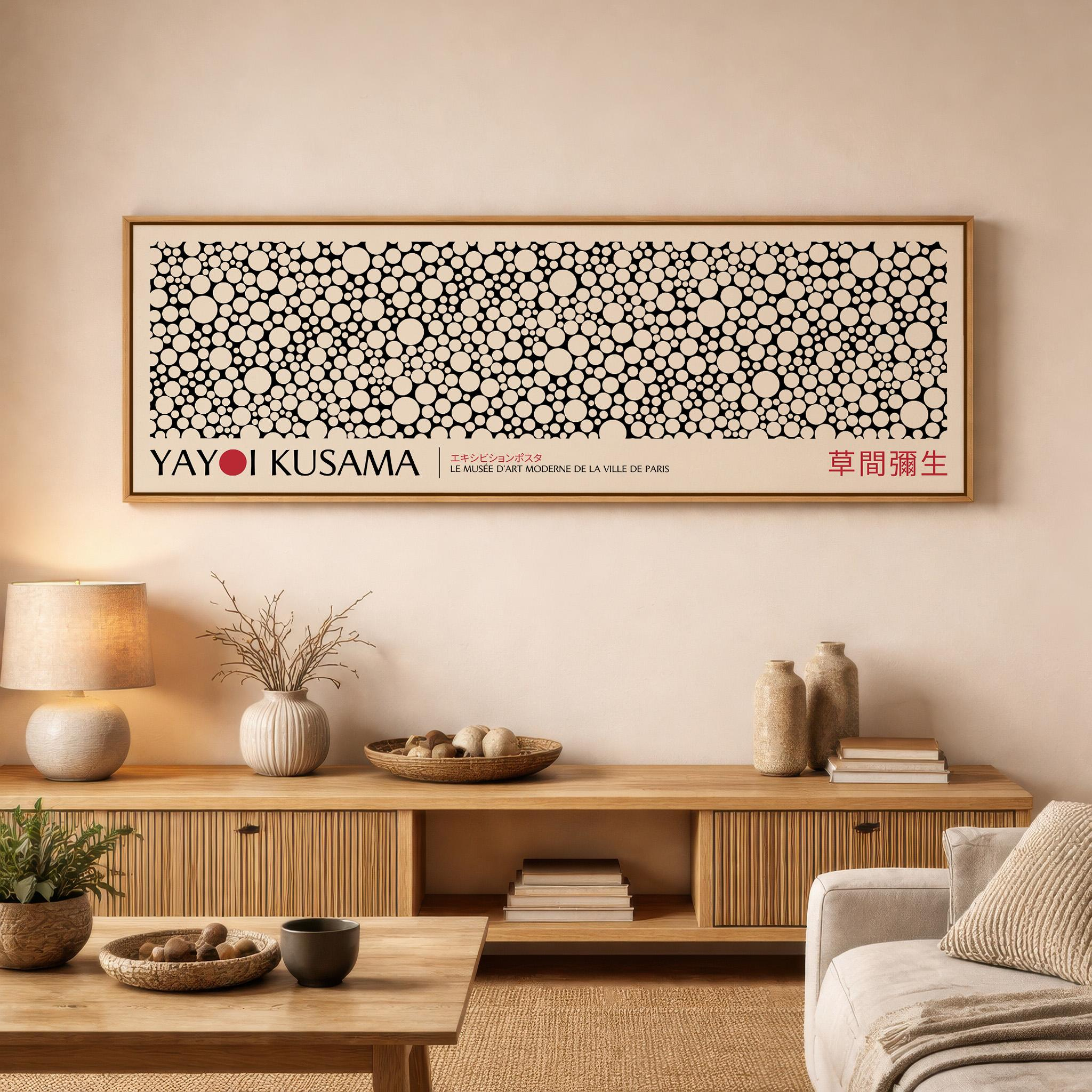 Large Japanese Yayoi Kusama Ab - Japanese Lifestyle Gifts reseña y precio