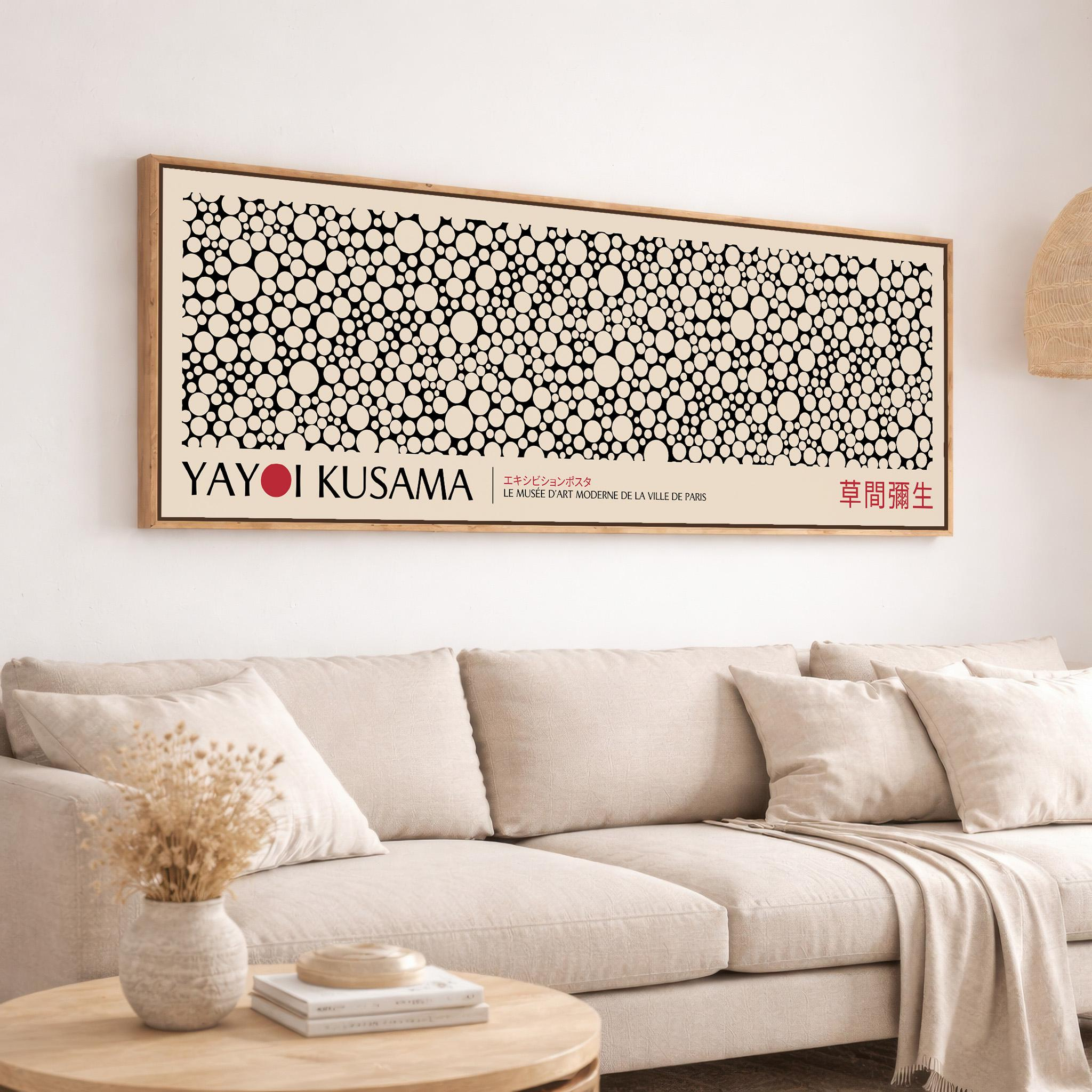 Large Japanese Yayoi Kusama Ab - Japanese Lifestyle Gifts reseña y precio