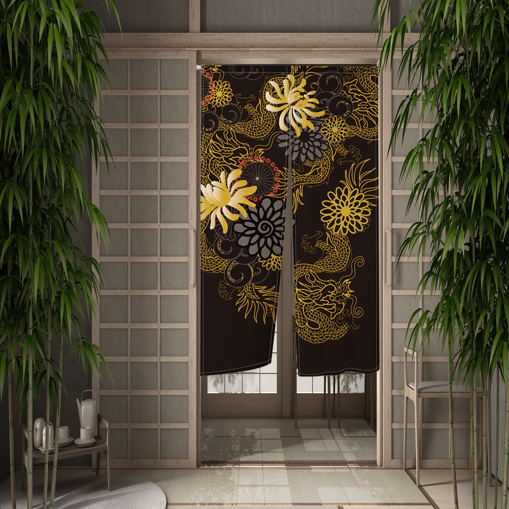 Japanese Luxury Door Curtains  - Noren Curtain Doorway reseña y precio