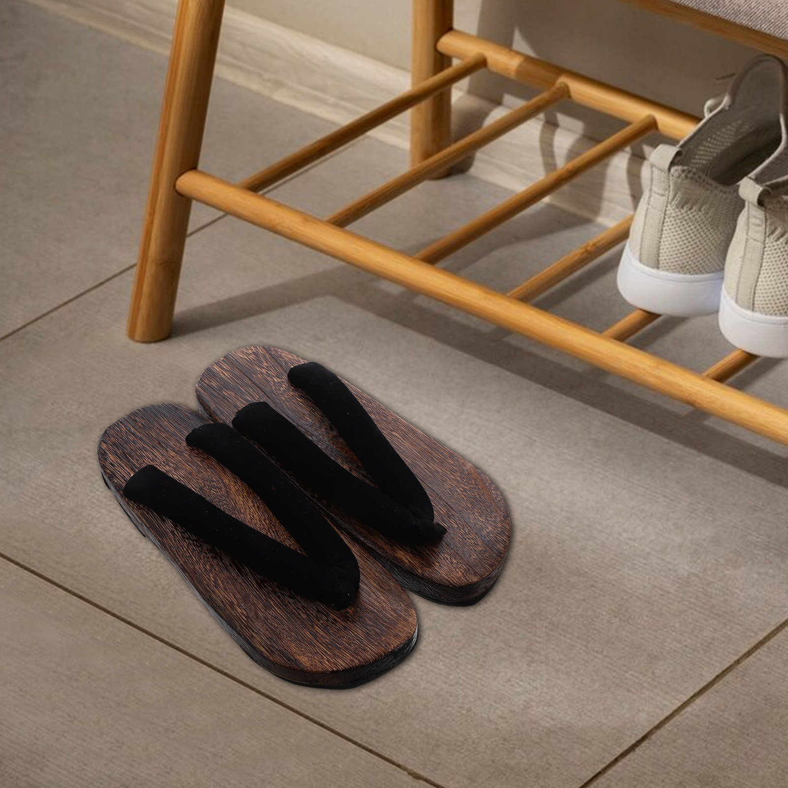 Men's Japanese Wooden Geta San - Geta Wooden Sandal reseña y precio