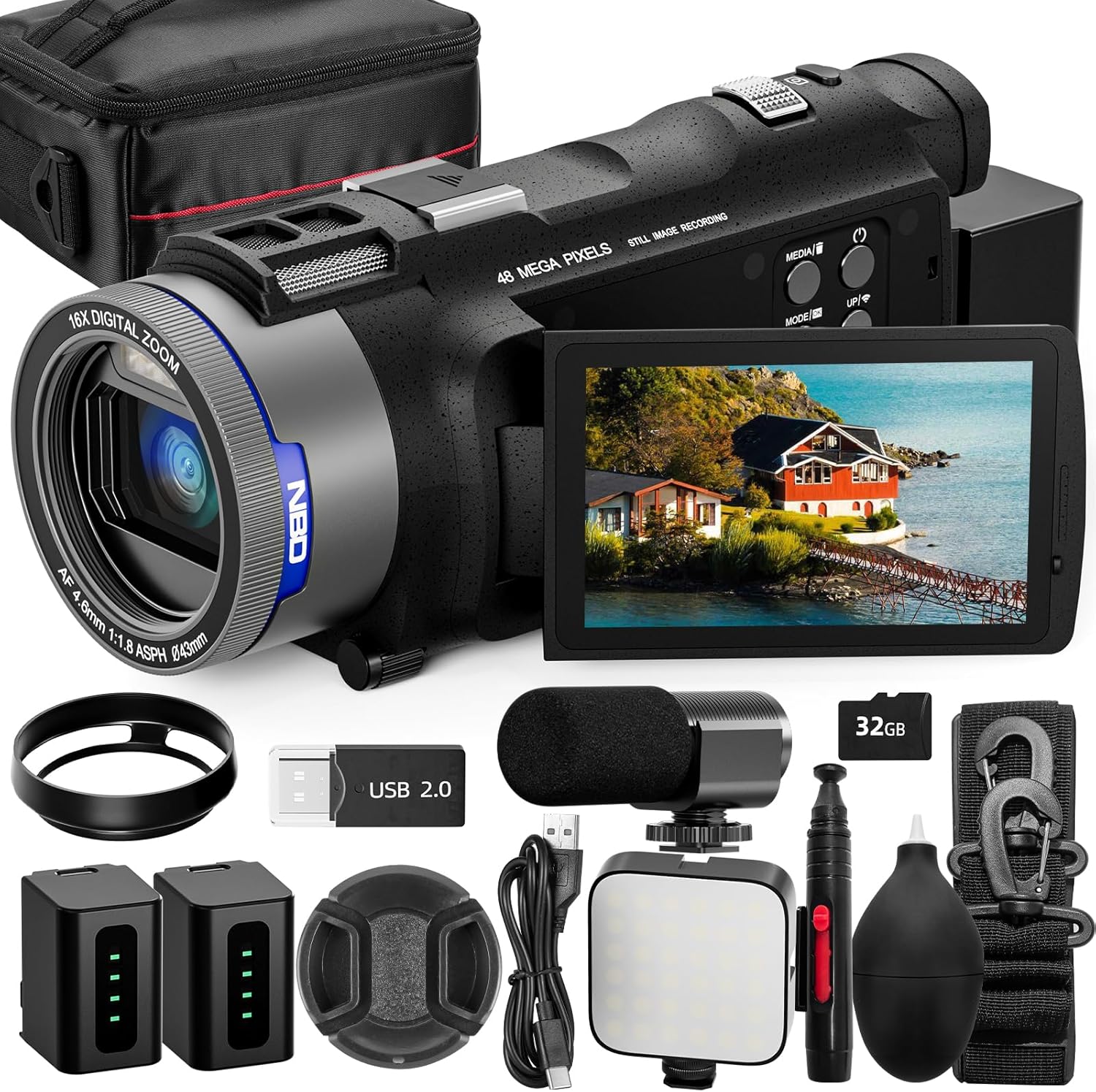 NBD 4K Camcorder Video Camera  - Japanese Lifestyle And Traditions reseña y precio