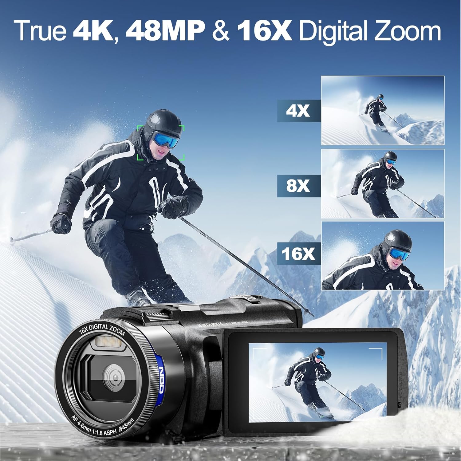 NBD 4K Camcorder Video Camera  - Japanese Lifestyle And Traditions reseña y precio
