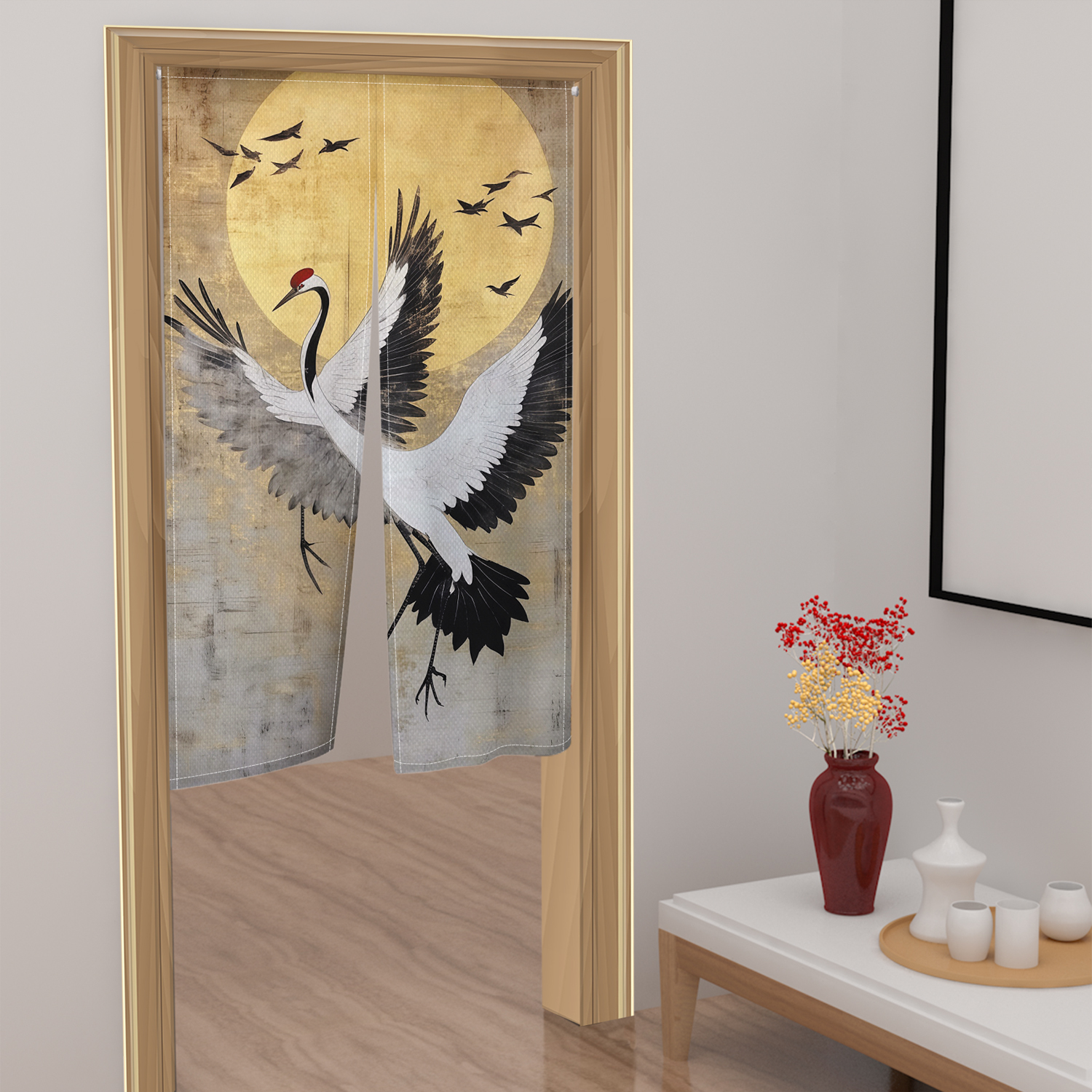 Japanese Style Noren Door Curt - Noren Curtain Doorway reseña y precio
