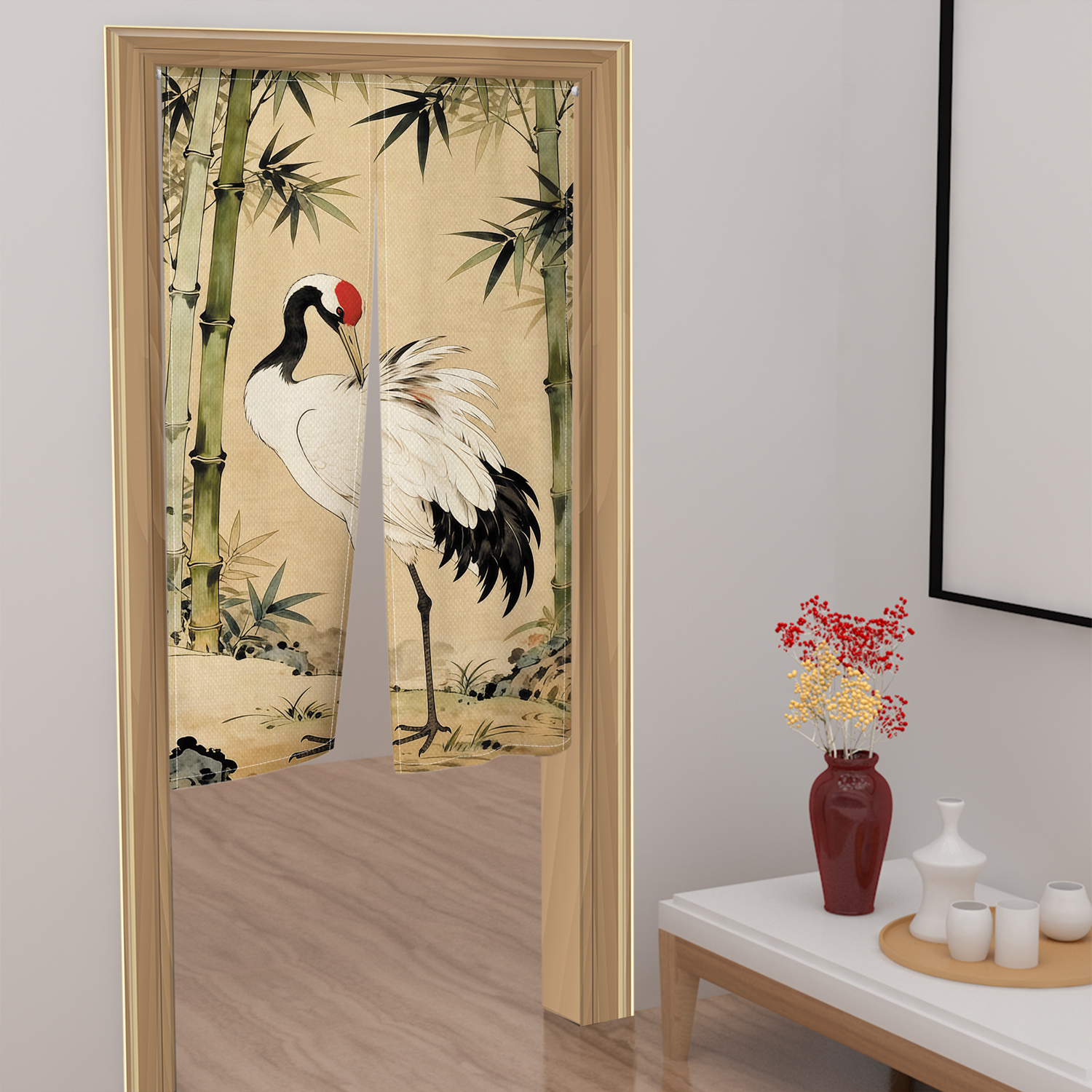 Japanese Style Noren Door Curt - Noren Curtain Doorway reseña y precio