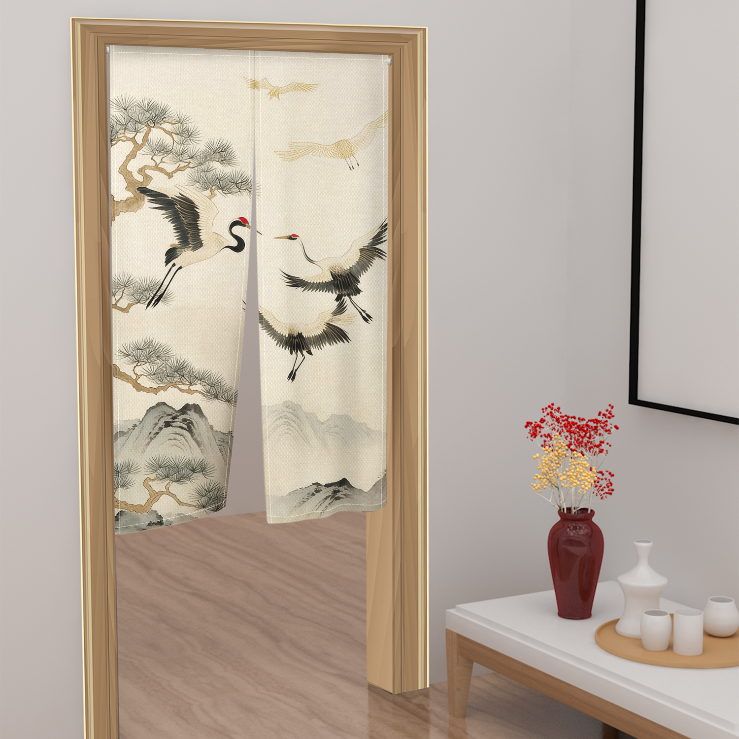 Japanese Style Noren Door Curt - Noren Curtain Doorway reseña y precio