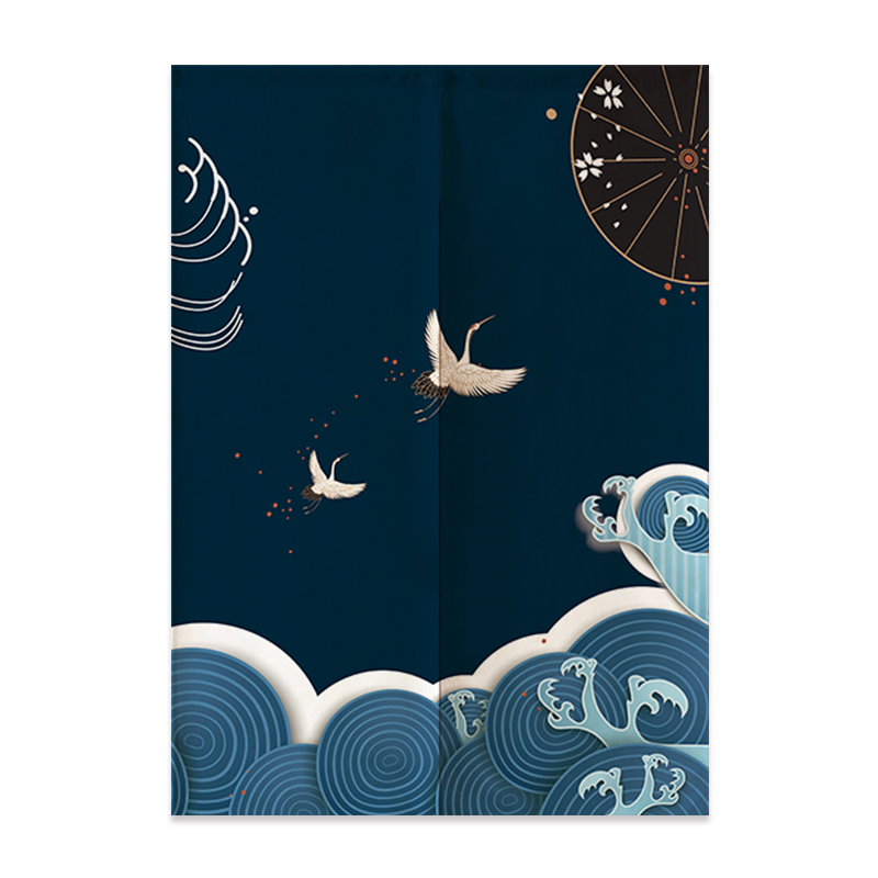 Japanese Linen Door Curtain No - Noren Curtain Doorway reseña y precio