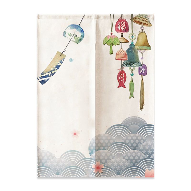 Japanese Linen Door Curtain No - Noren Curtain Doorway reseña y precio