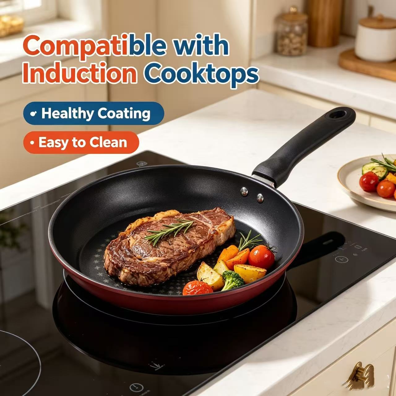 Premium Granite Non Stick Fryi - Cast Iron Tetsubin reseña y precio