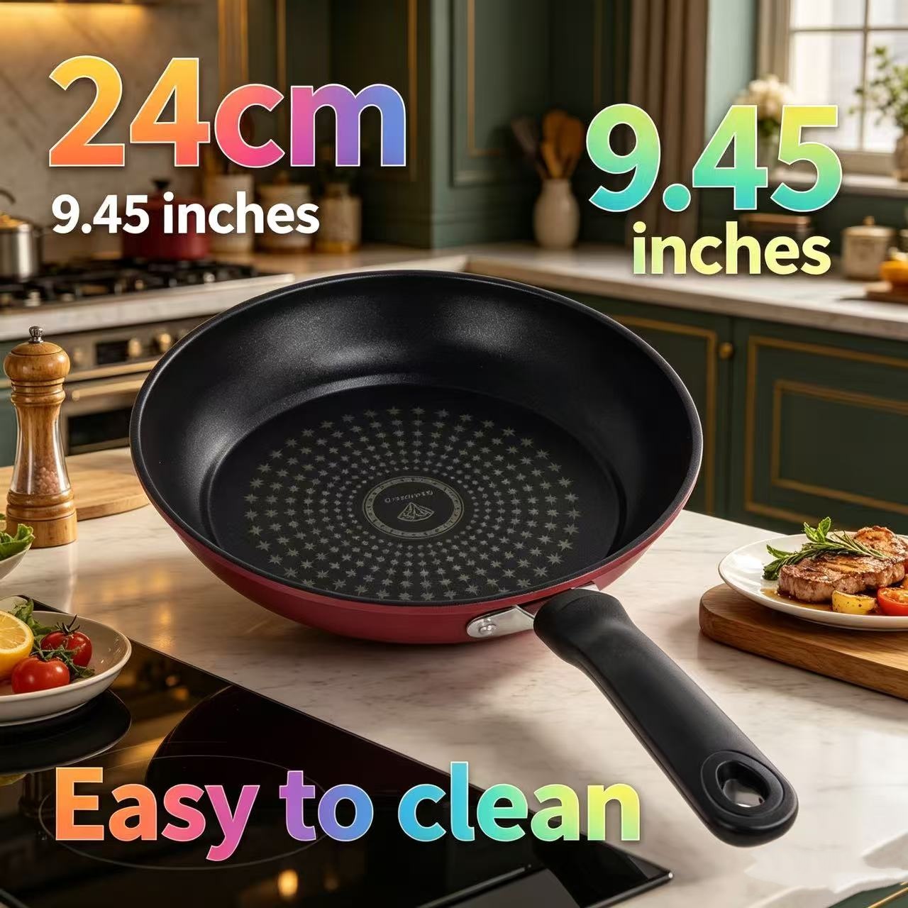 Premium Granite Non Stick Fryi - Cast Iron Tetsubin reseña y precio