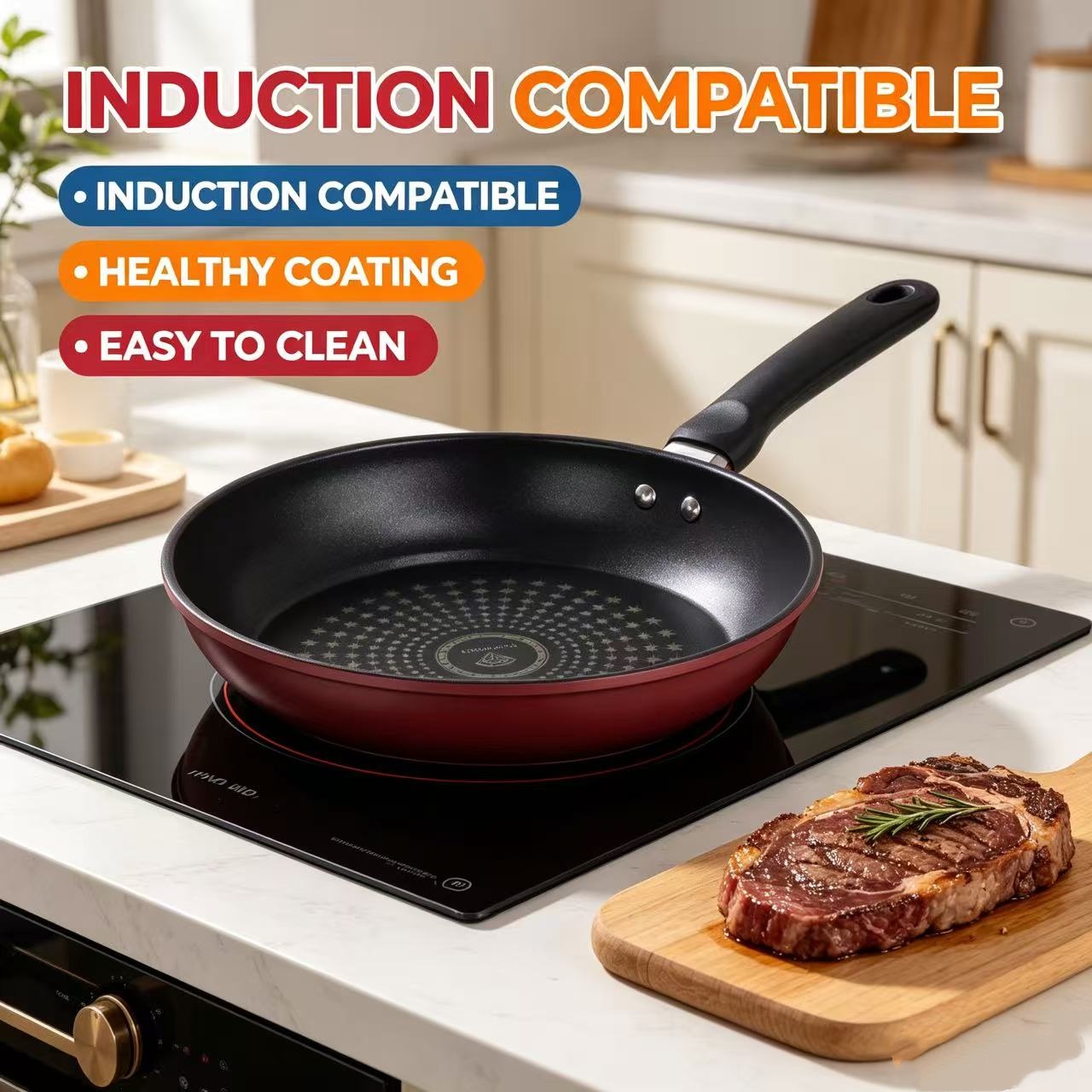 Premium Granite Non Stick Fryi - Cast Iron Tetsubin reseña y precio