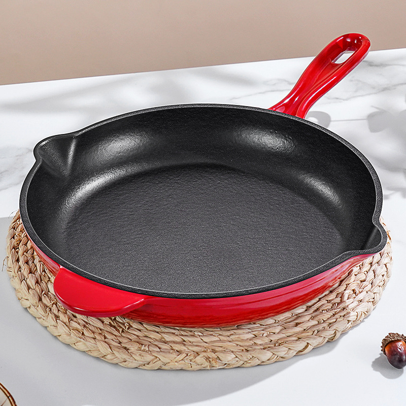 Enameled Cast Iron Skillet Sin - Cast Iron Tetsubin reseña y precio