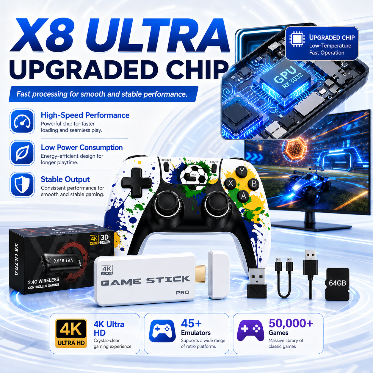 X8 Ultra 4K  Game Console 5000 - Japanese Lifestyle And Traditions reseña y precio