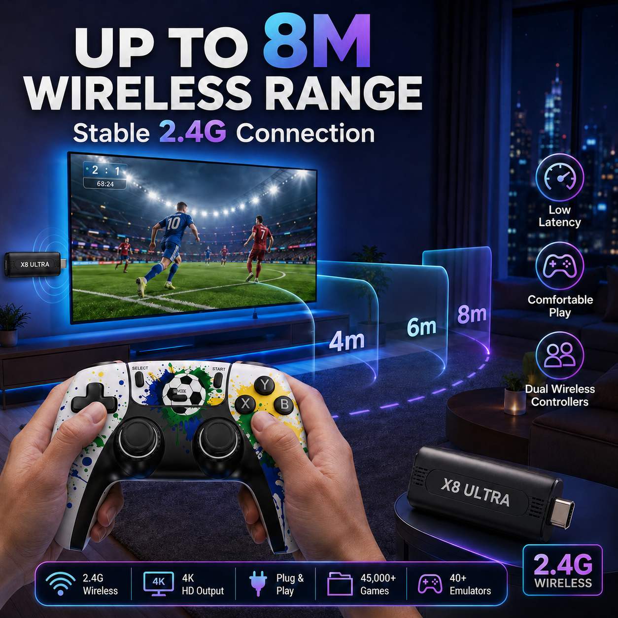 X8 Ultra 4K  Game Console 5000 - Japanese Lifestyle And Traditions reseña y precio
