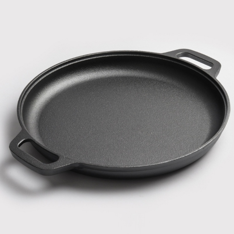 JUSTINLAU Double-Ear Frying Pa - Cast Iron Tetsubin reseña y precio
