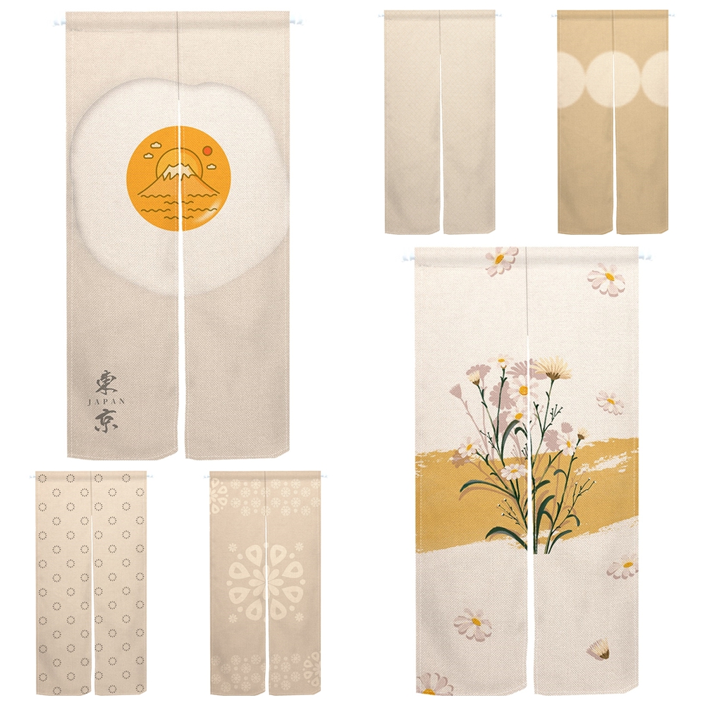 Beige Noren Split Japanese Doo - Noren Curtain Doorway reseña y precio