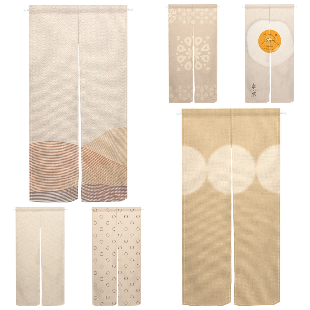 Beige Noren Split Japanese Doo - Noren Curtain Doorway reseña y precio