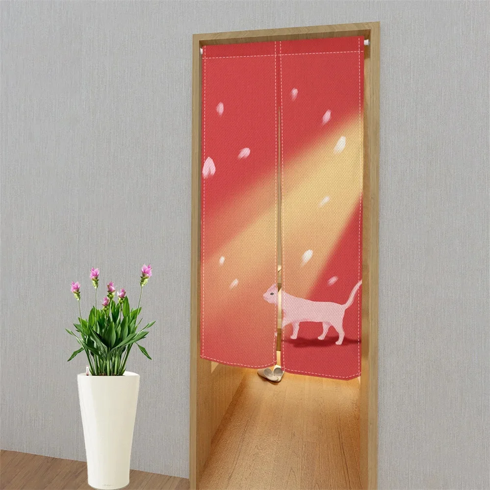 Cherry Blossom Door Curtain Ja - Noren Curtain Doorway reseña y precio