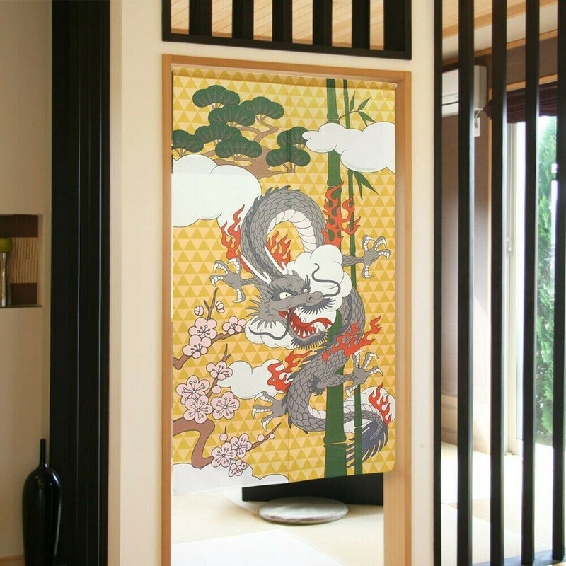 Traditional Chinese Dragon Fly - Noren Curtain Doorway reseña y precio