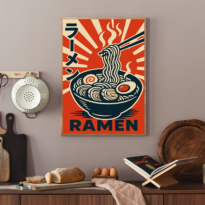 Vintage Style Japanese Food Po - Japanese Lifestyle And Traditions reseña y precio