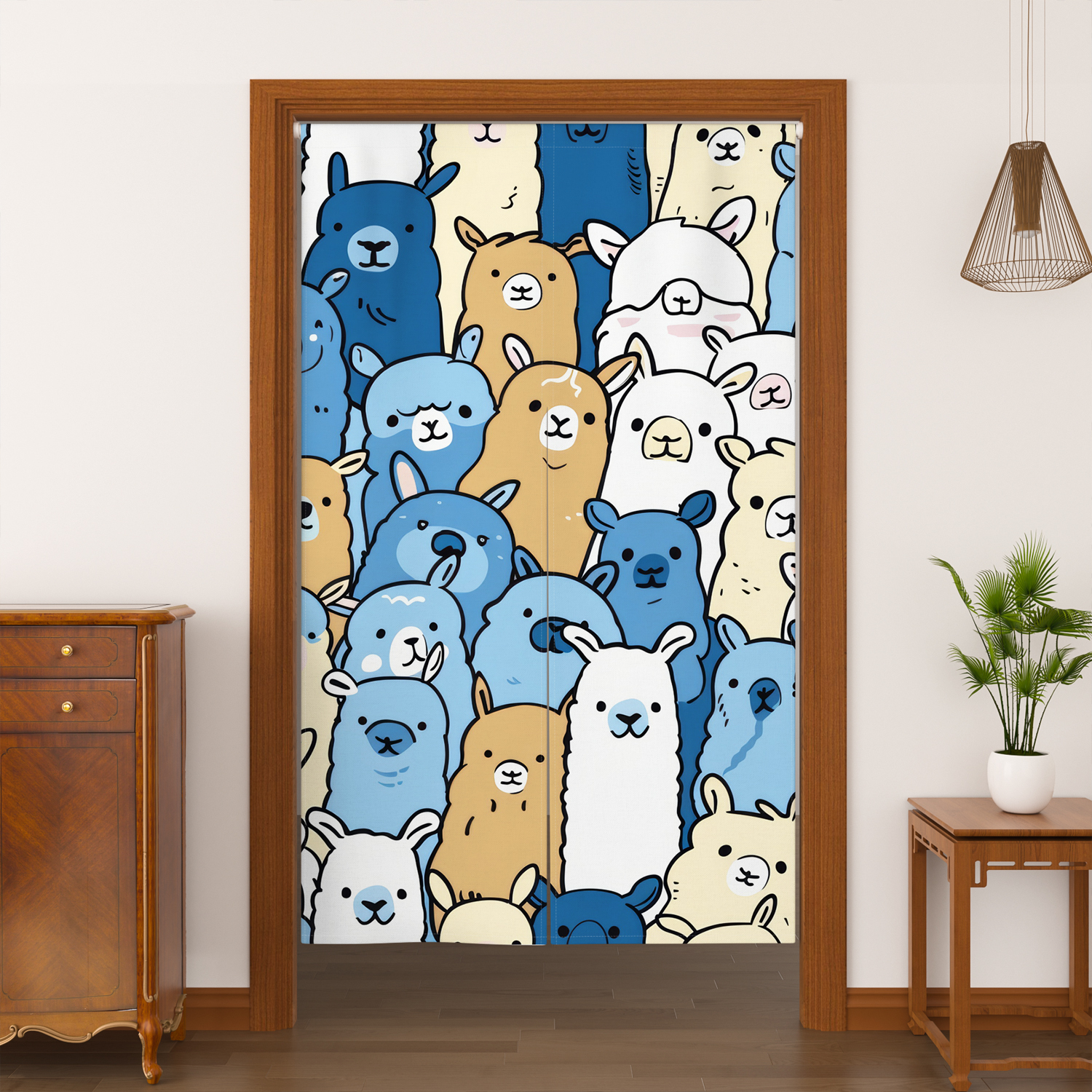 Lovely Cat Japanese Noren Door - Noren Curtain Doorway reseña y precio