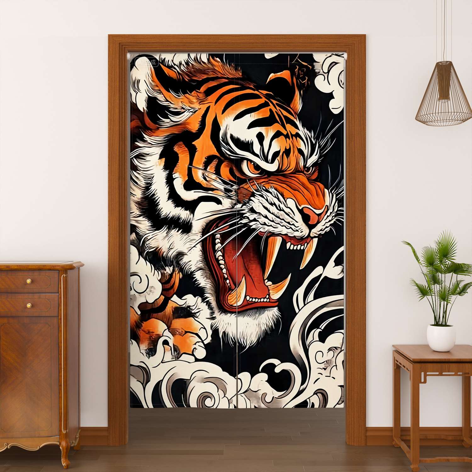 Lovely Cat Japanese Noren Door - Noren Curtain Doorway reseña y precio