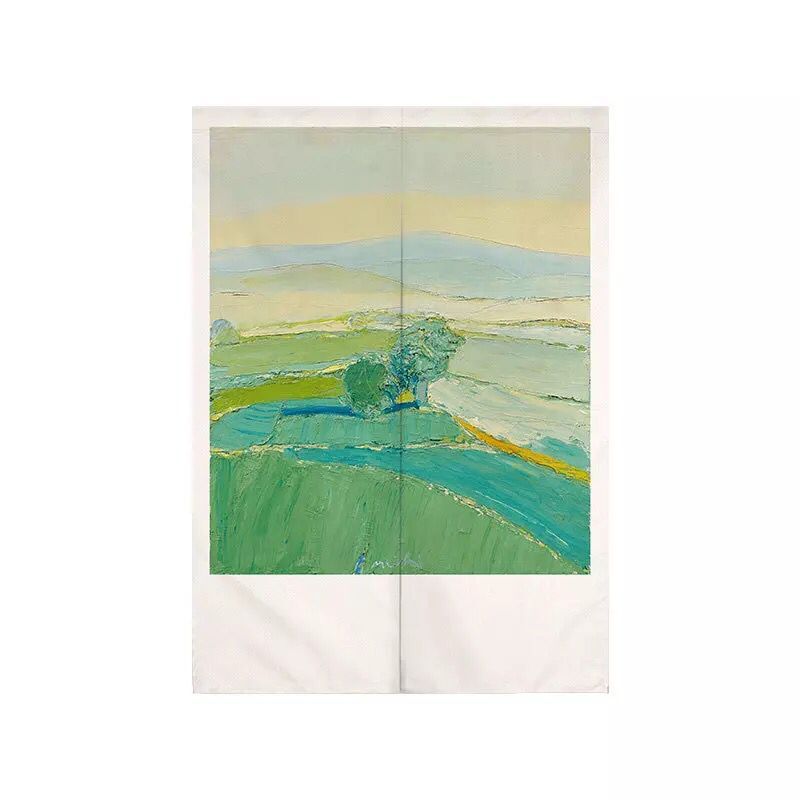 Creative Oil Nature Landscape  - Noren Curtain Doorway reseña y precio