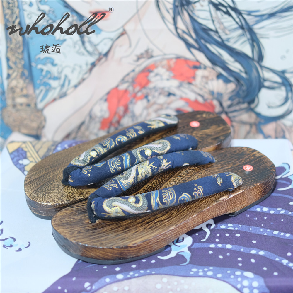 Man Wooden Clogs Slippers Wome - Geta Wooden Sandal reseña y precio