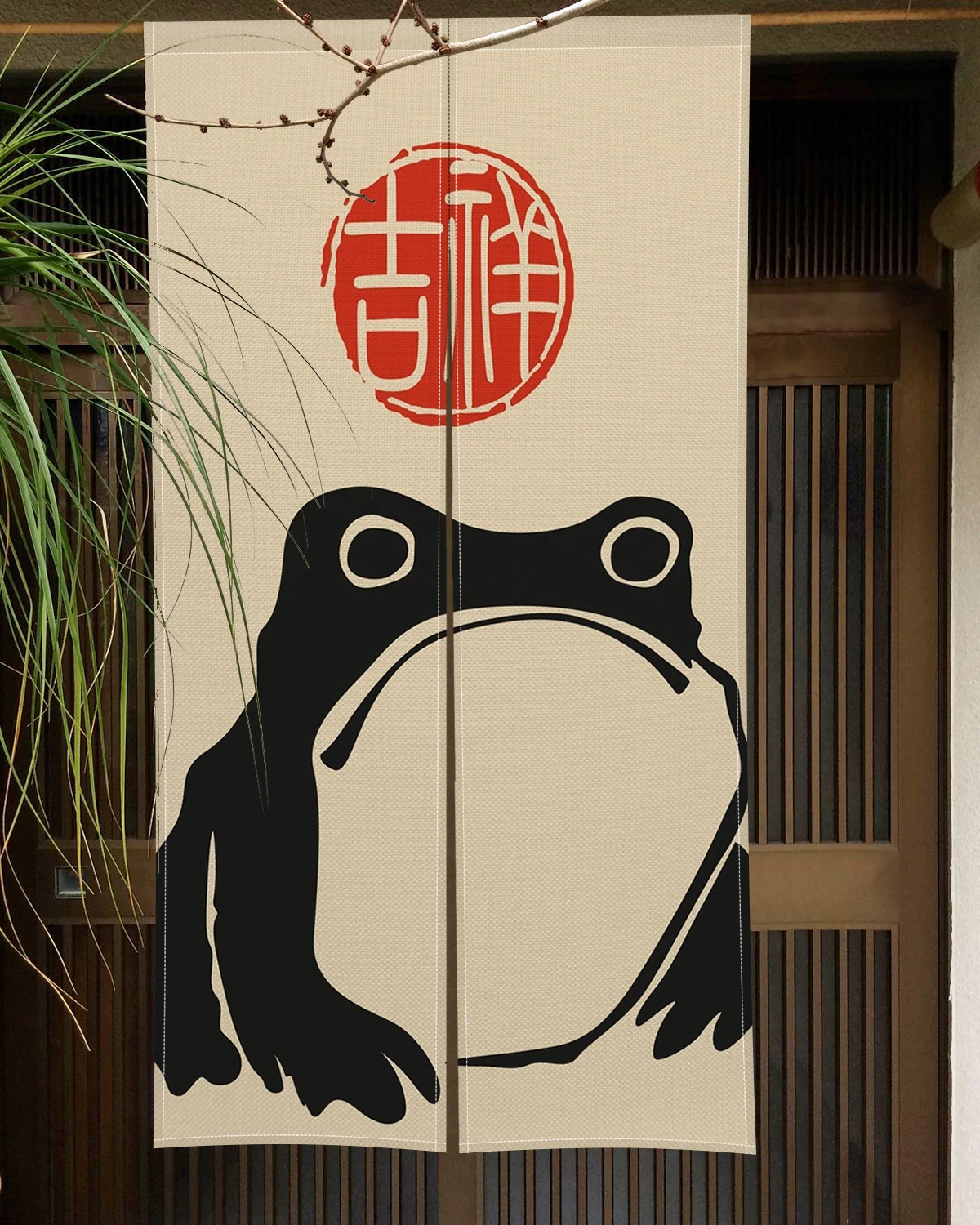 Japanese Door Curtain Frog Car - Noren Curtain Doorway reseña y precio