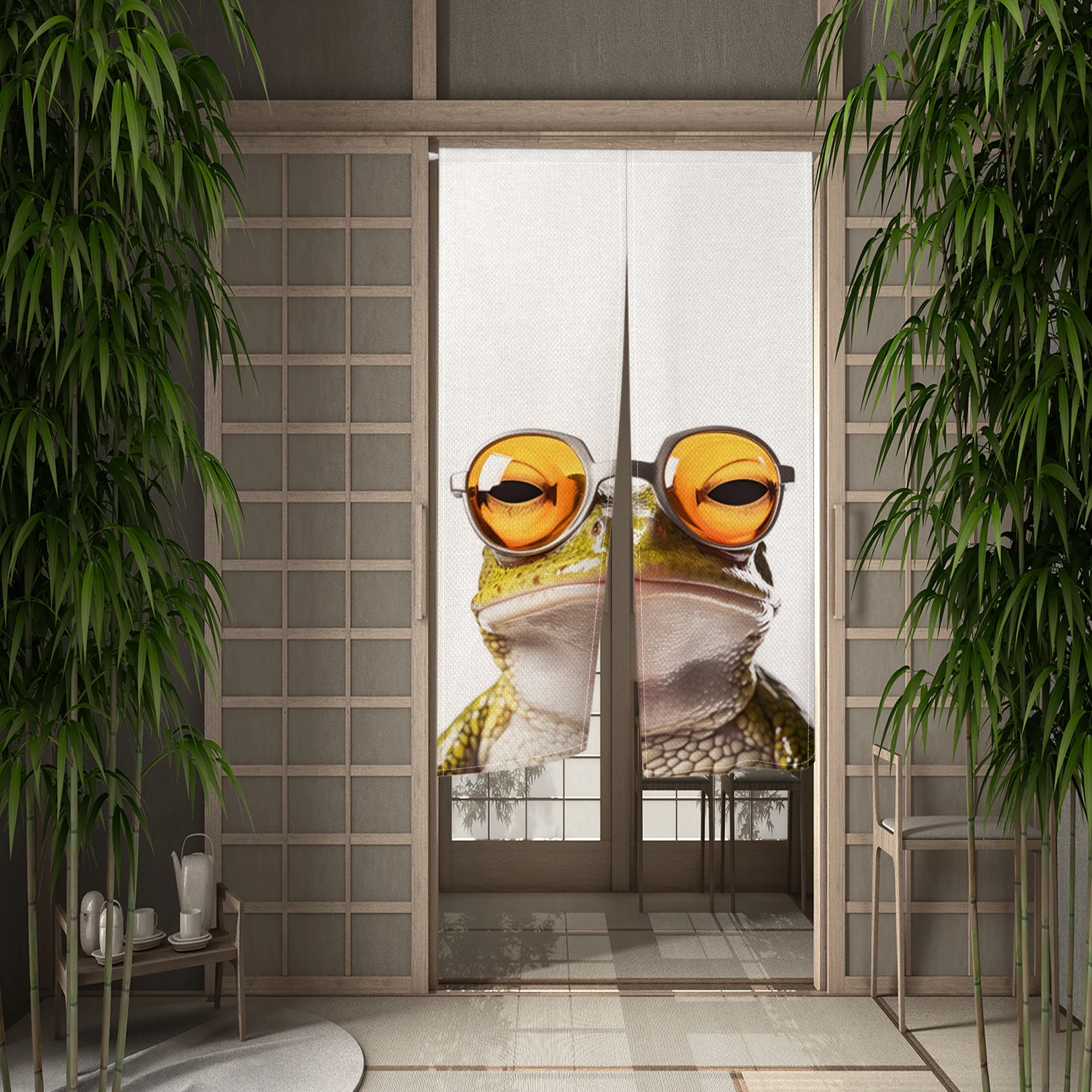 Japanese Door Curtain Frog Car - Noren Curtain Doorway reseña y precio