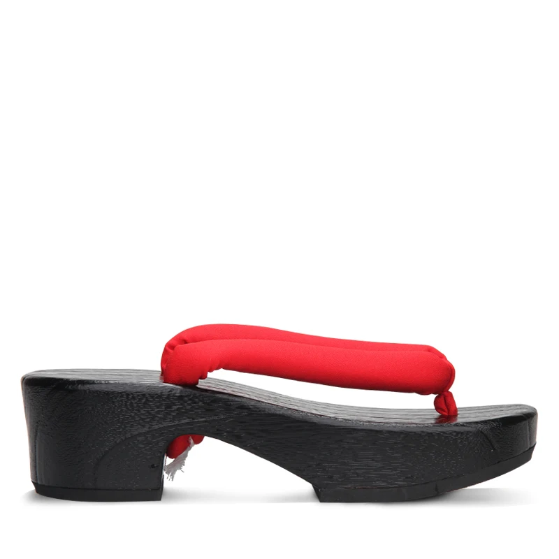 Women's Black Crescent Moon Sh - Geta Wooden Sandal reseña y precio