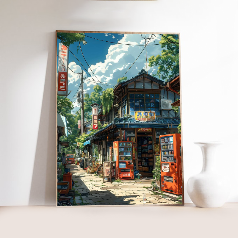 Manga Style Japanese Street La - Japanese Lifestyle Gifts reseña y precio