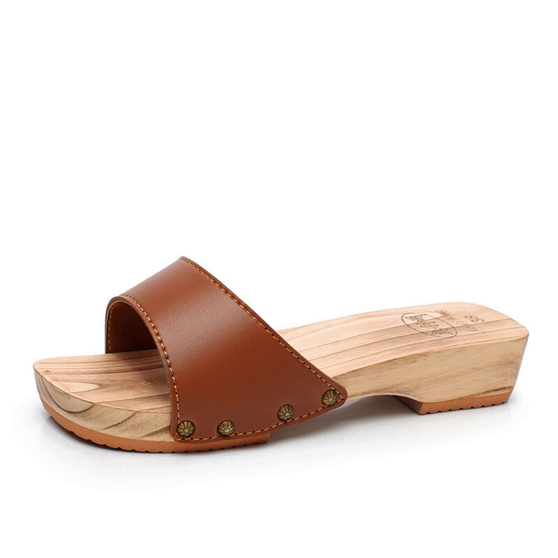 Women Wooden Slippers Summer J - Geta Wooden Sandal reseña y precio
