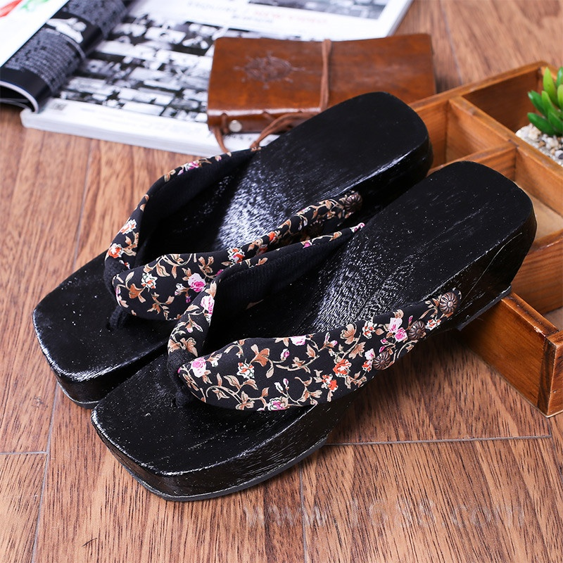 2026 New Women's 4cm Heel Geta - Geta Wooden Sandal reseña y precio