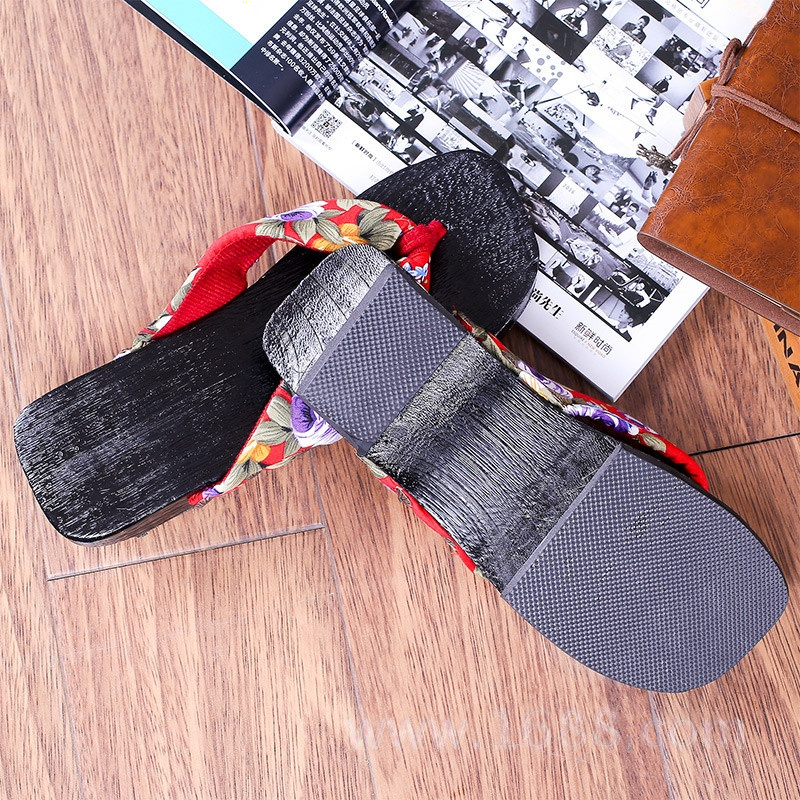 2026 New Women's 4cm Heel Geta - Geta Wooden Sandal reseña y precio