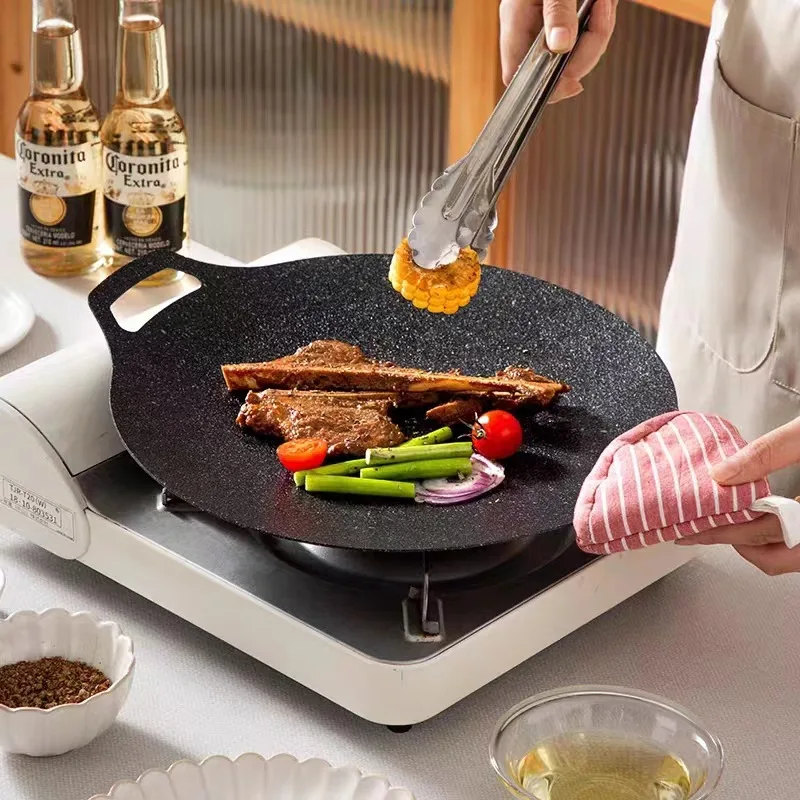Portable Nonstick Frying Pan O - Cast Iron Tetsubin reseña y precio