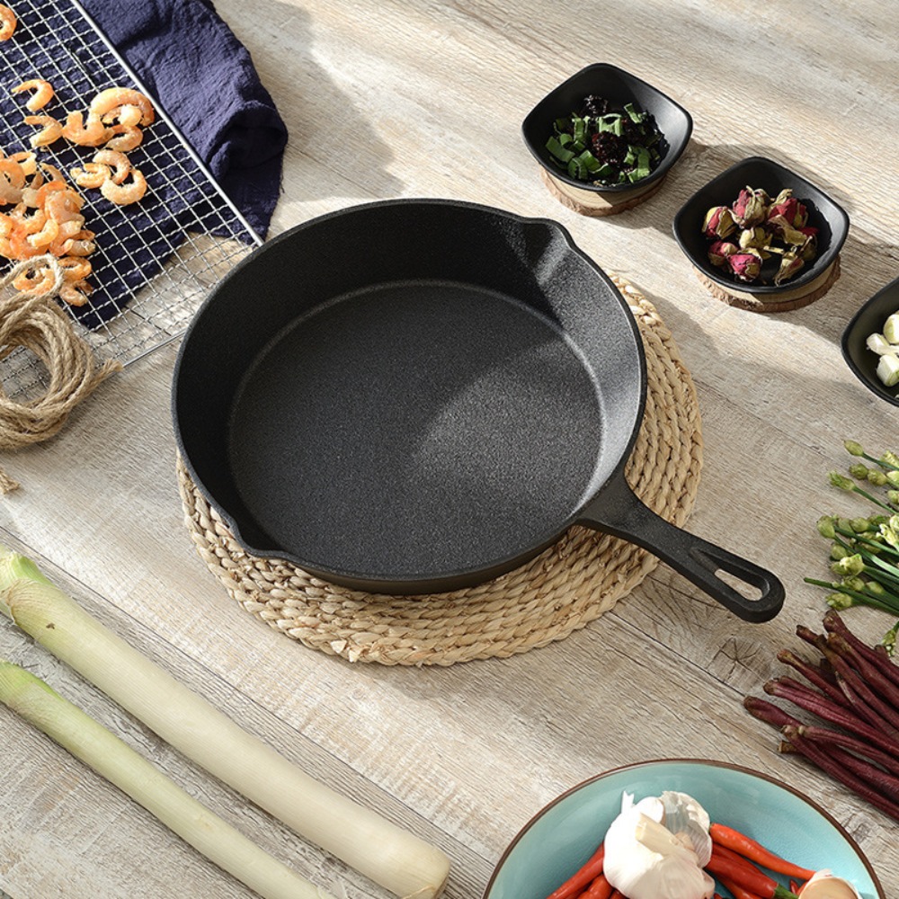 Cast Iron Uncoated Frying Pan  - Cast Iron Tetsubin reseña y precio