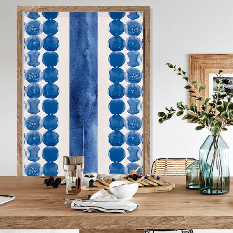 Indigo Japanese Door Curtain S - Shibori Tie Dye reseña y precio
