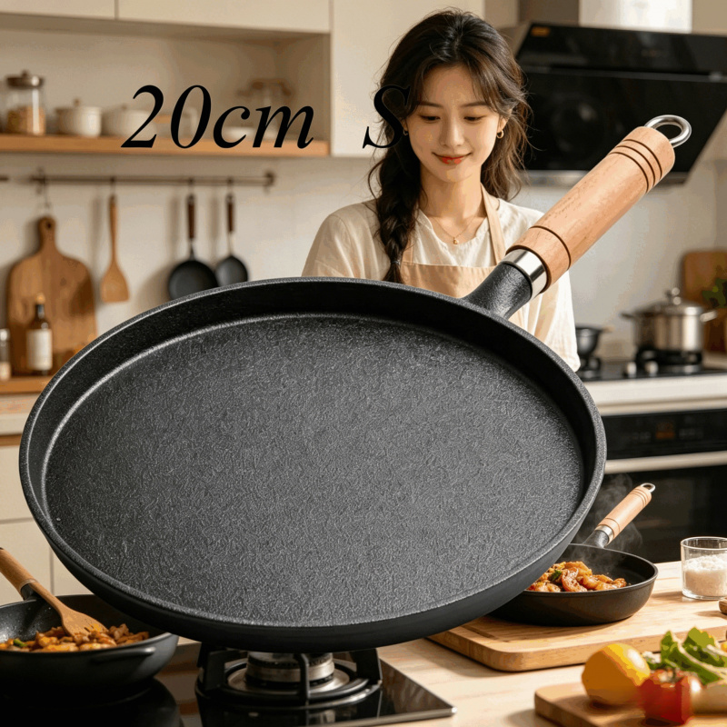 20cm Cast Iron Skillet Wooden  - Cast Iron Tetsubin reseña y precio