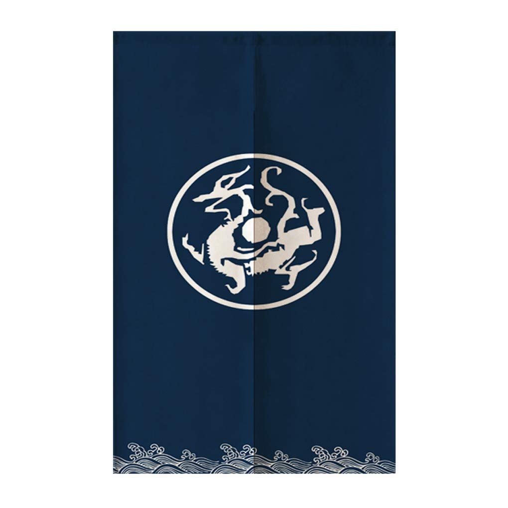 Ancient Character Fish Japanes - Noren Curtain Doorway reseña y precio