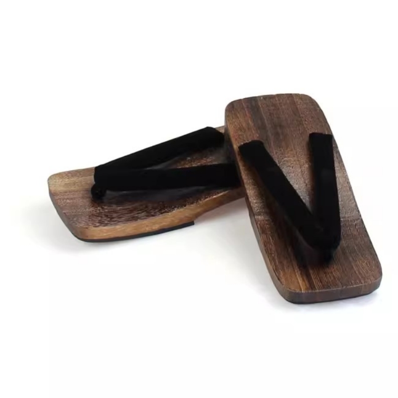 Men's Charcoal Cosplay Wood Su - Geta Wooden Sandal reseña y precio