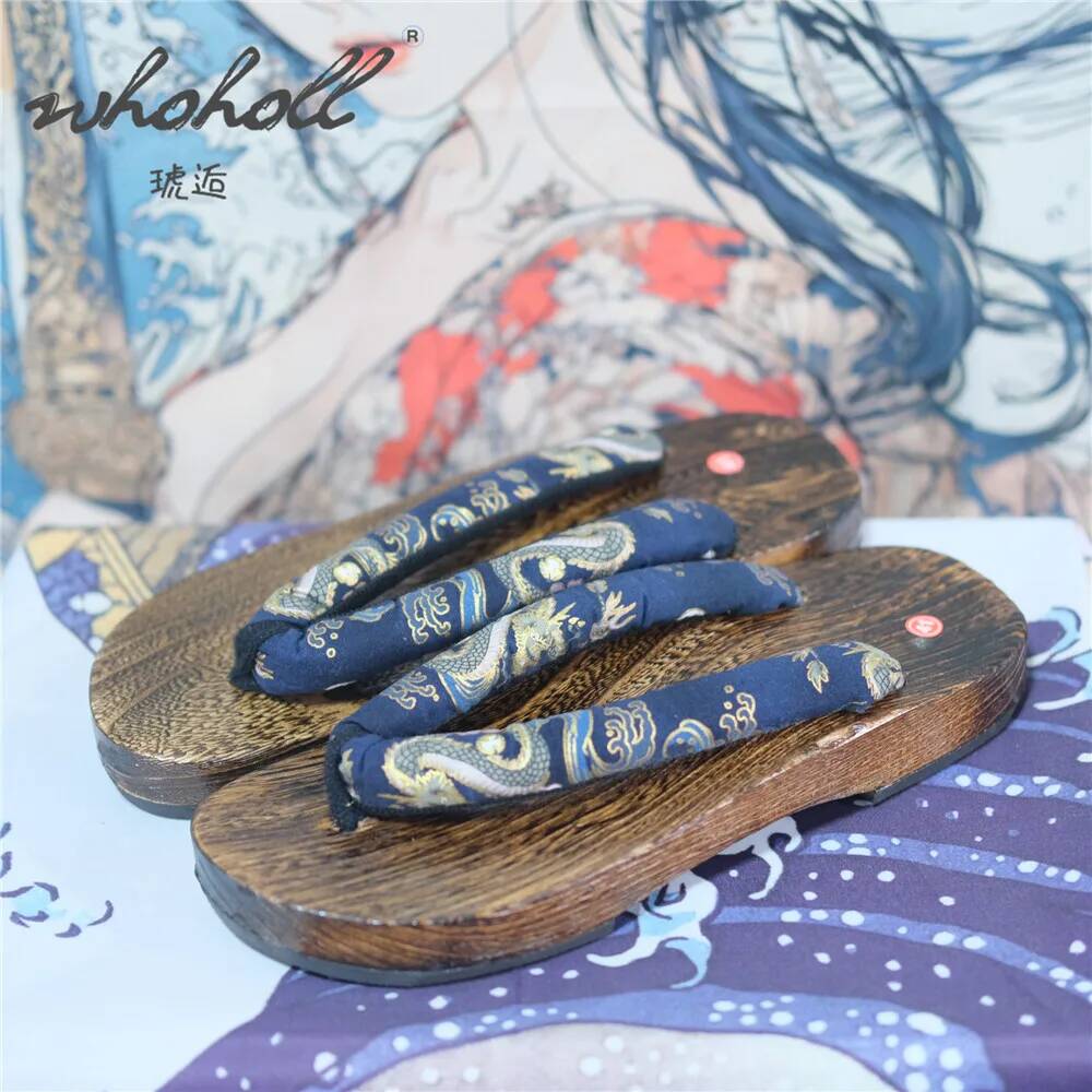Man Wooden Clogs Slippers Wome - Geta Wooden Sandal reseña y precio